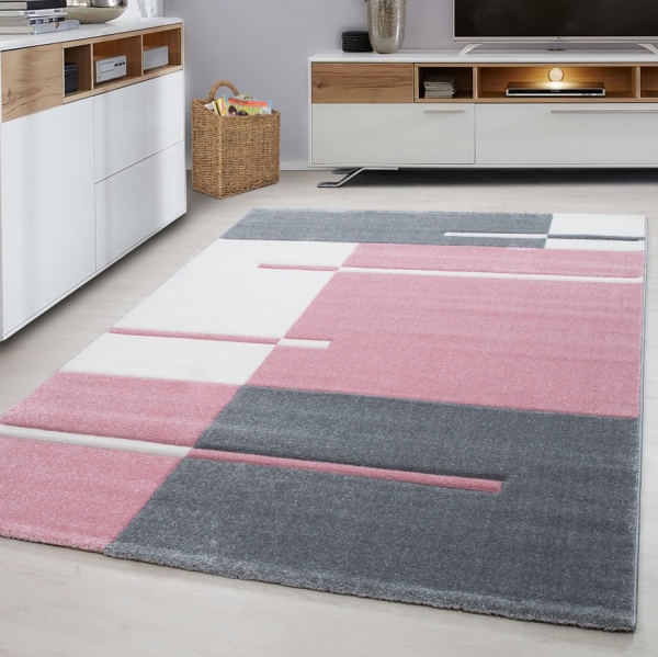 Hawaii Contemporary Pink Rug